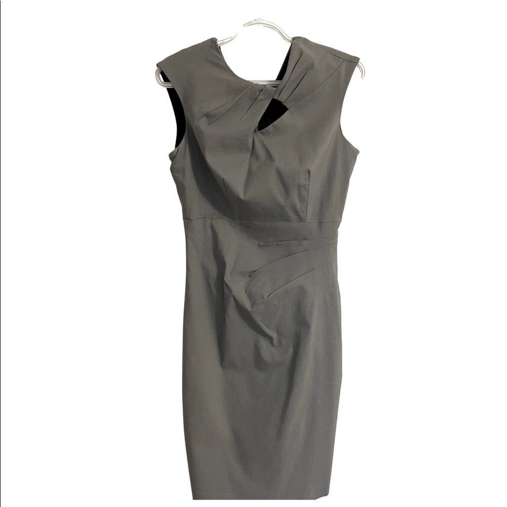 Grey Fitted Dress - Perfect for Work or any Event